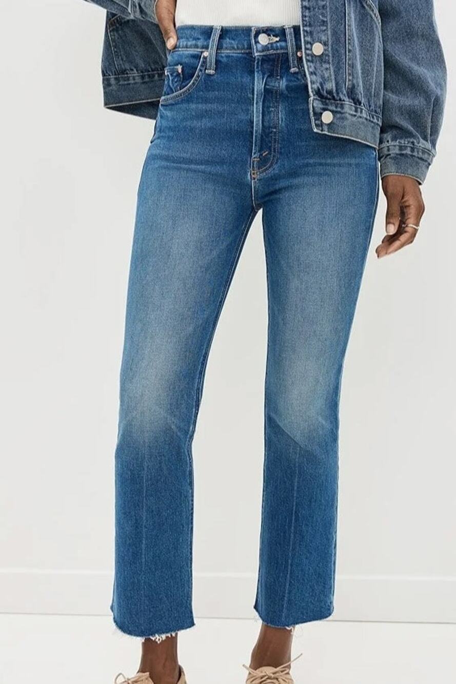 Mother Superior The Tripper Ankle Fray It’s a Small World Jeans 29